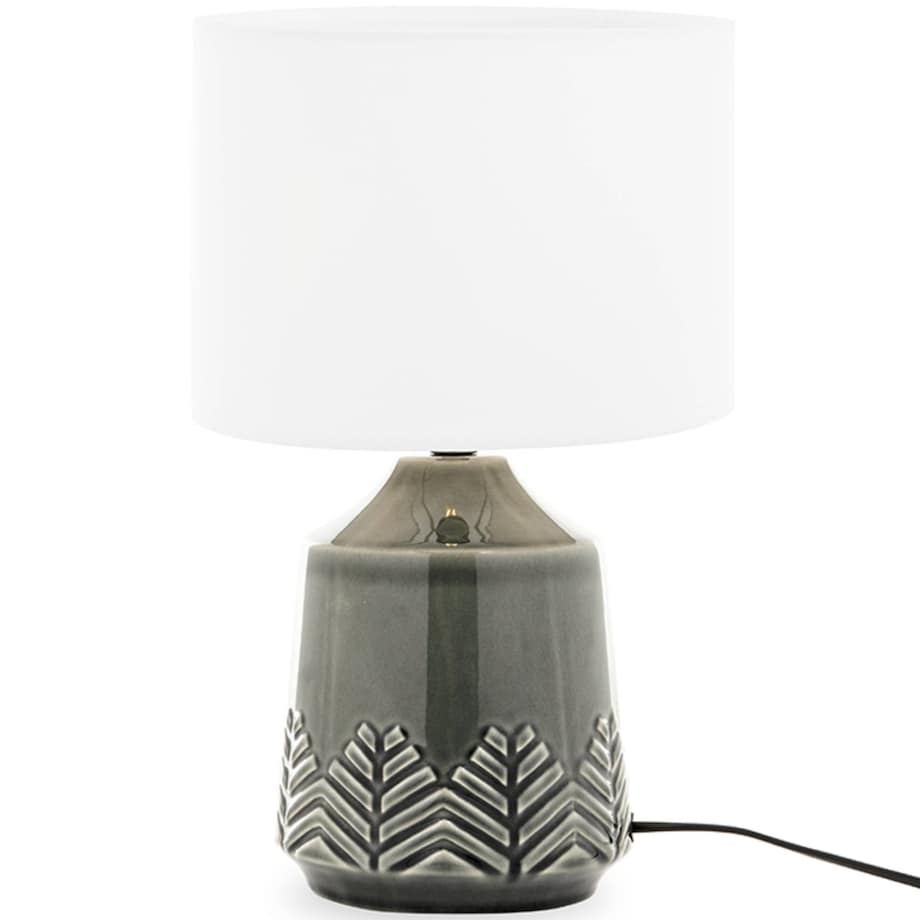 KONSIMO HYSSO Lampa stołowa ozdobna 2szt. kolor szary