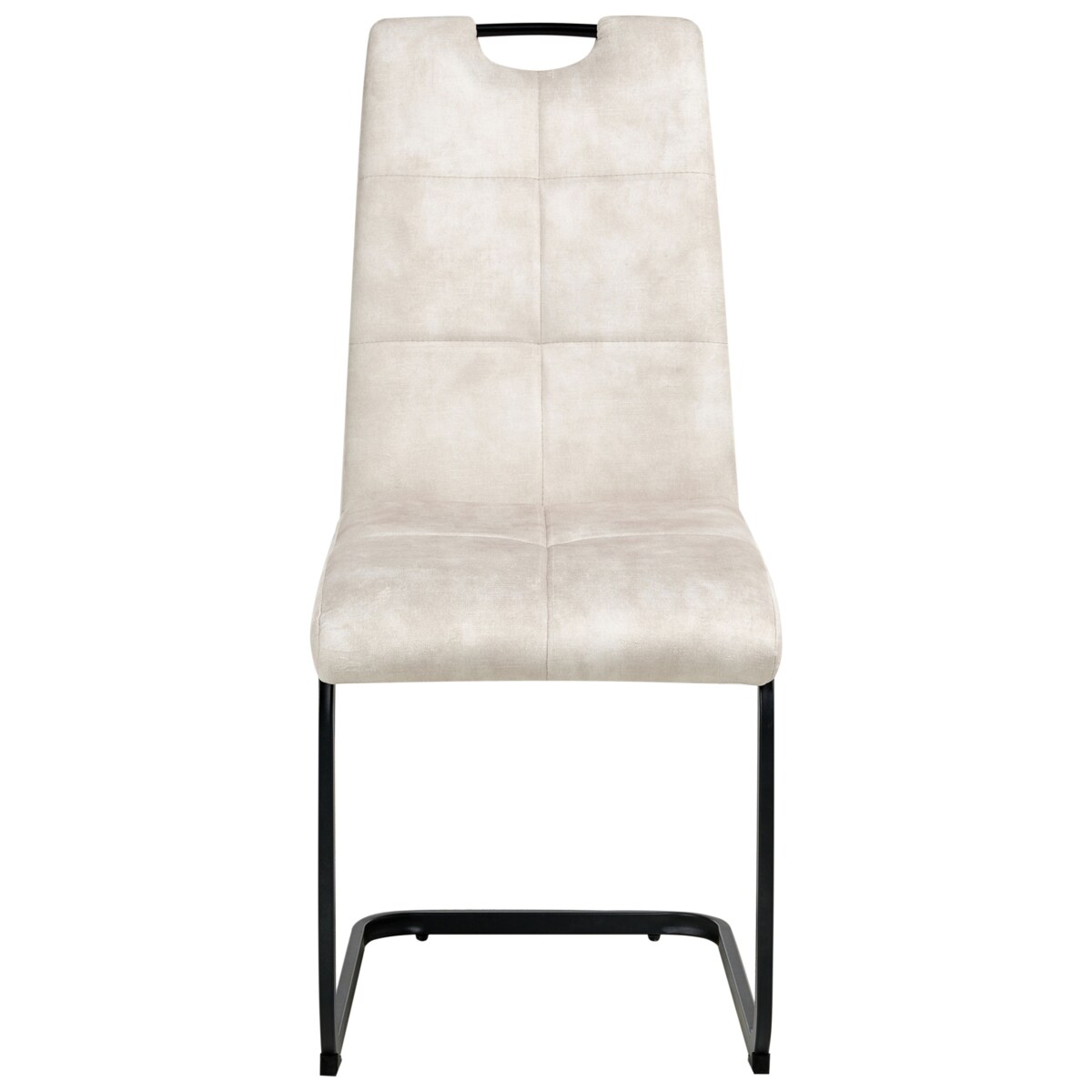 Zestaw 4 krzeseł do jadalni CISCO Jasnobeżowy