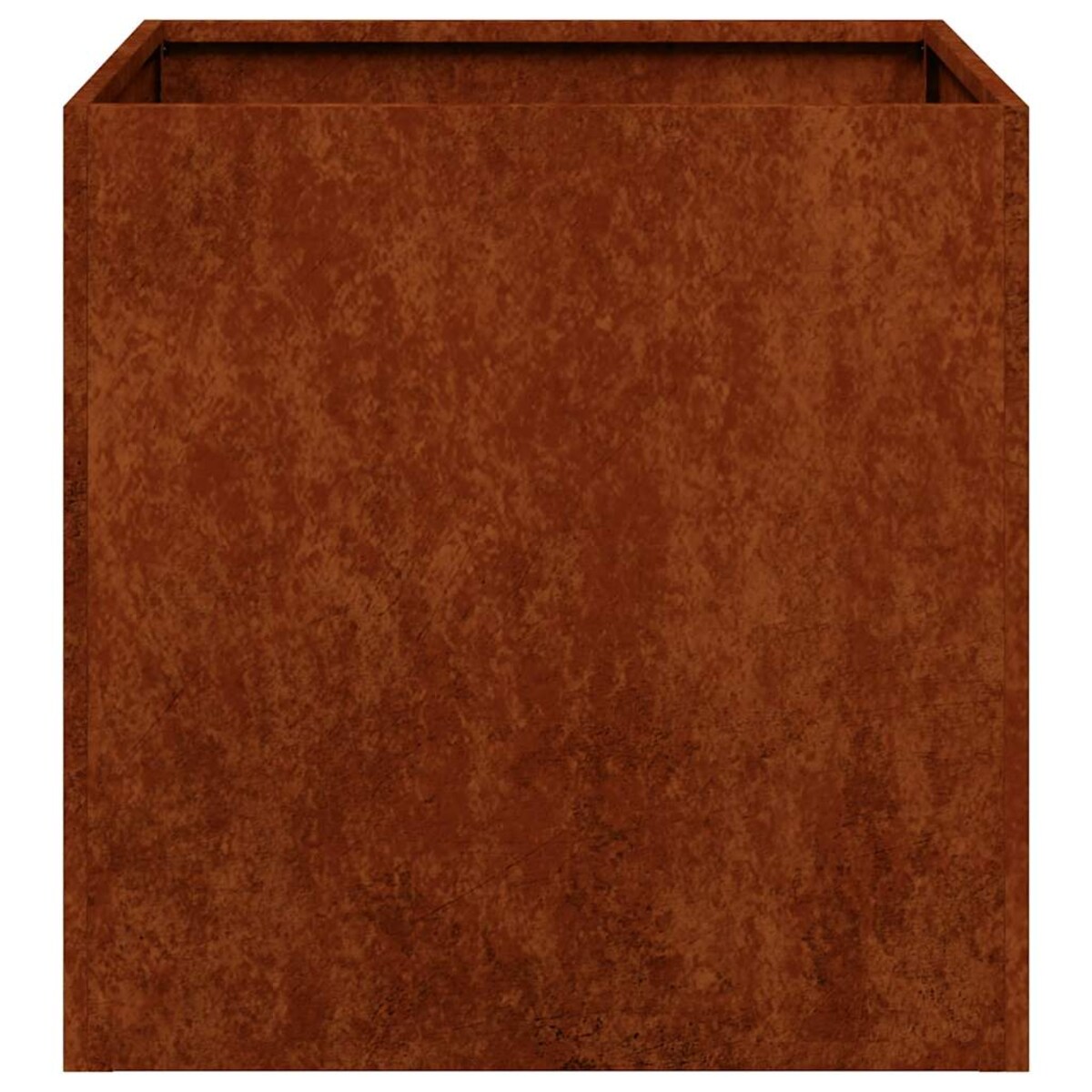 vidaXL Doniczka Rusty 40x40x40 cm Stal nierdzewna