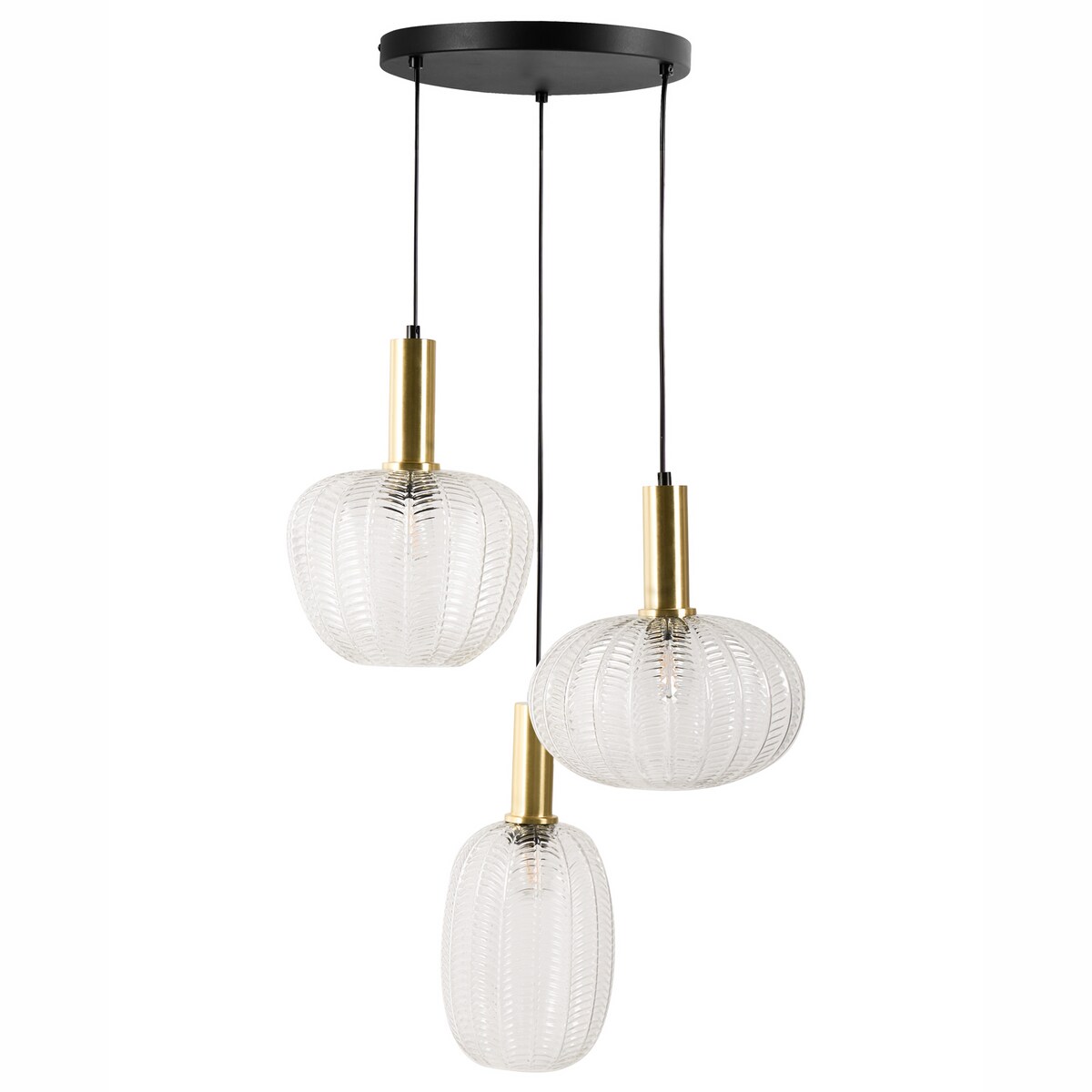 Lampa wisząca NJORO Szkło Przezroczysty
