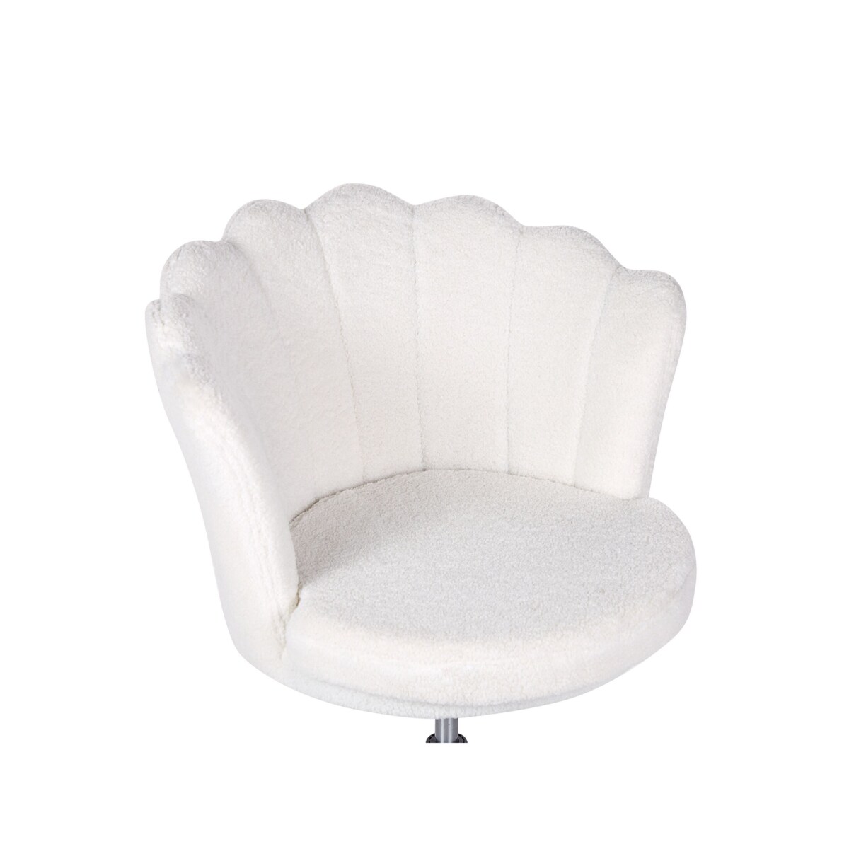 Krzesło biurowe regulowane boucle białe MONTICELLO II