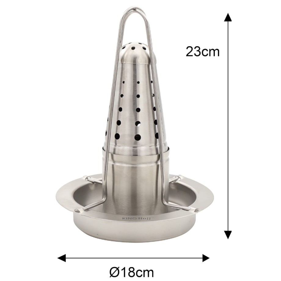 Uchwyt stojak ruszt do pieczenia całego kurczaka KINGHOFF