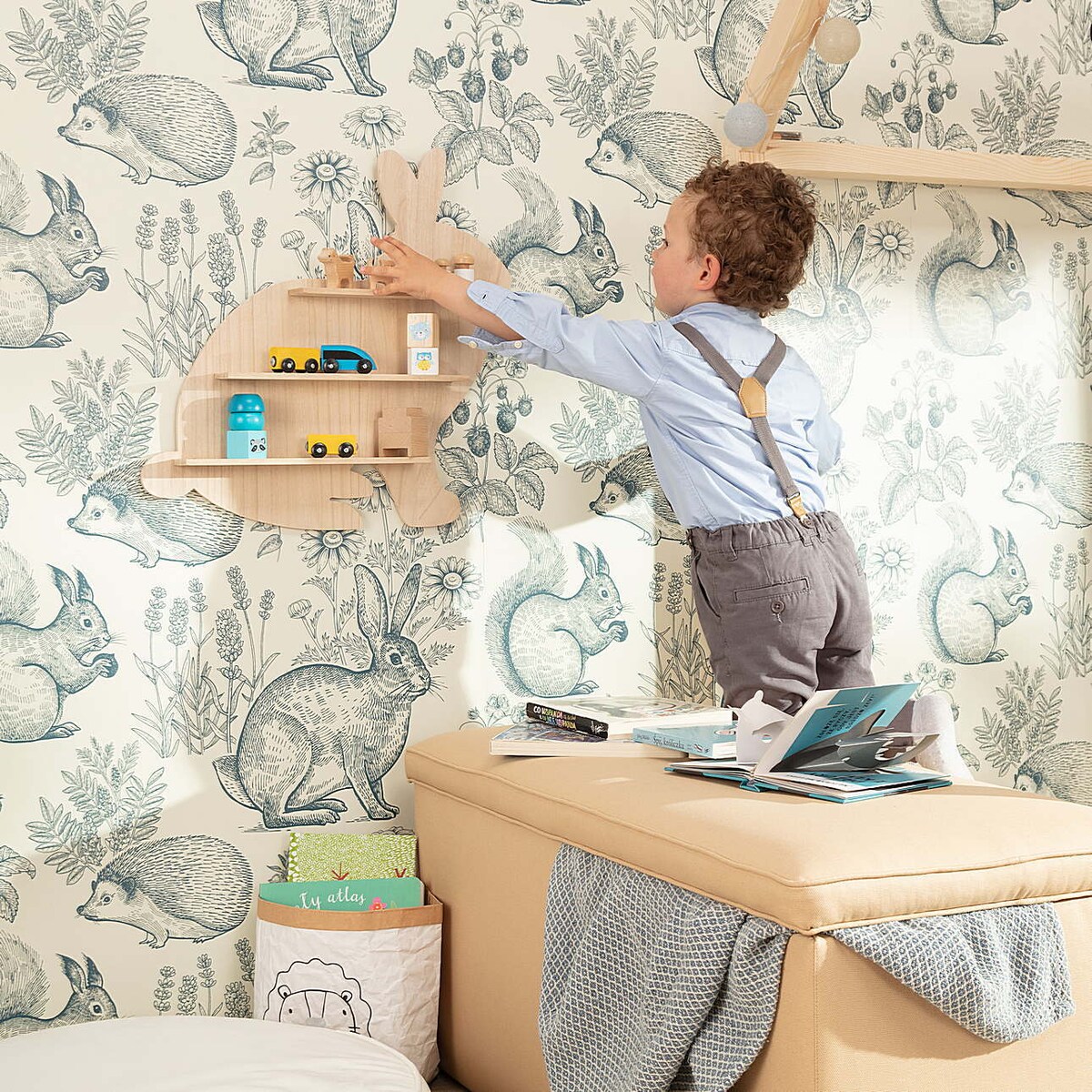 Półka Wooden Rabbit, 50x7x50cm