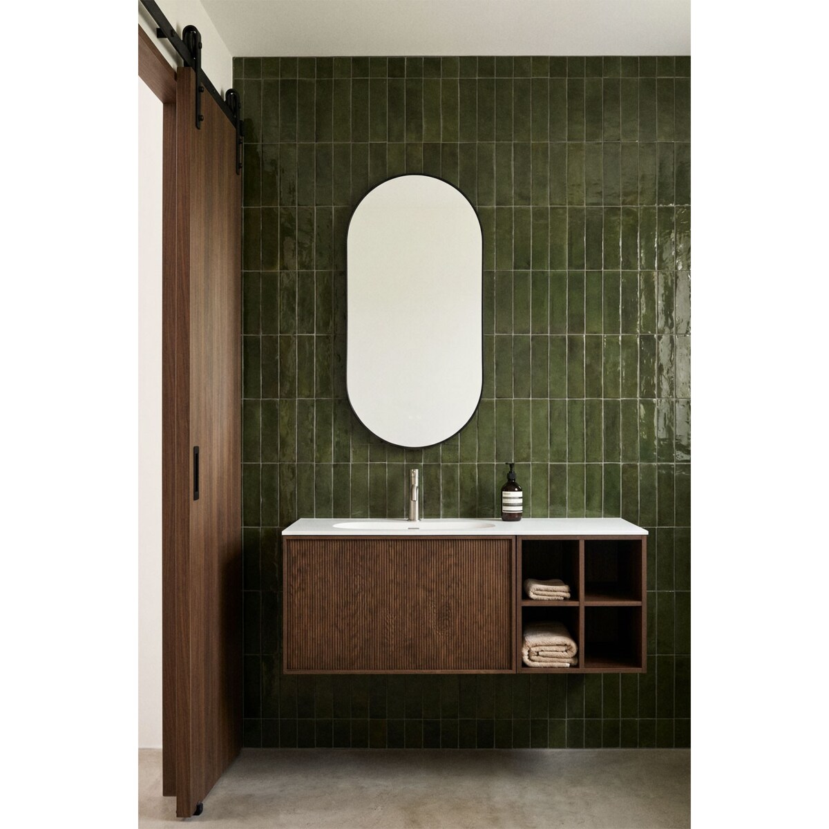 Szafka łazienkowa wisząca z umywalką, 120 cm, Enidika