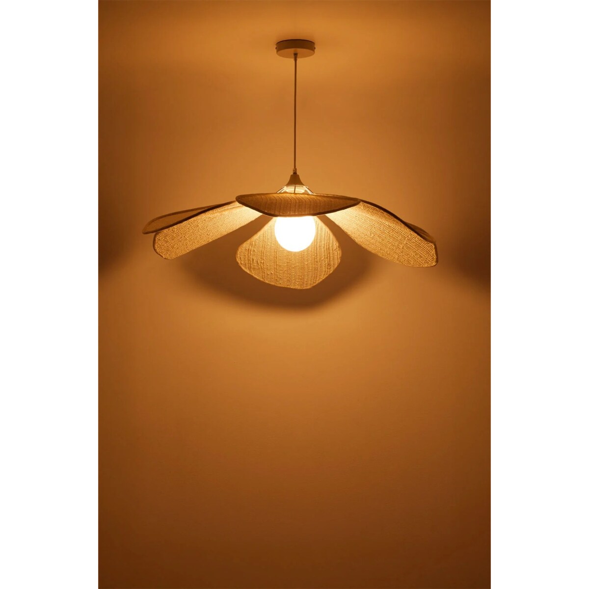 Lampa wisząca kremowa Benavid Ø75 cm