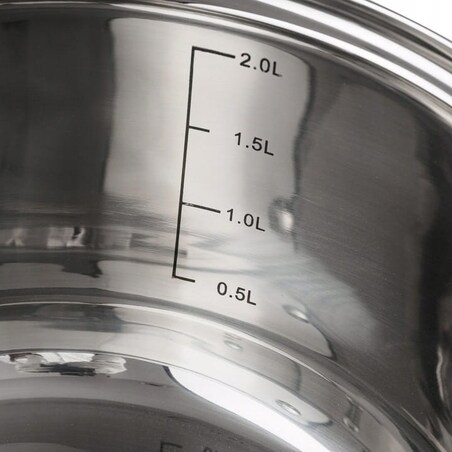 Garnki Vilde Zestaw Komplet Garnków Stalowe Srebrne Czarne do Gotowania