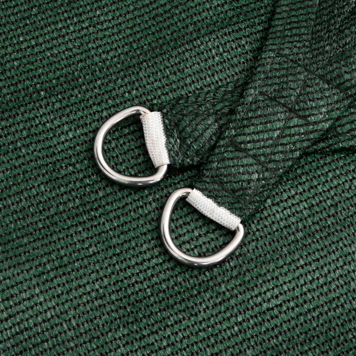 vidaXL Żagiel przeciwsłoneczny, 160g/m², ciemnozielony, 3,6x3,6m, HDPE