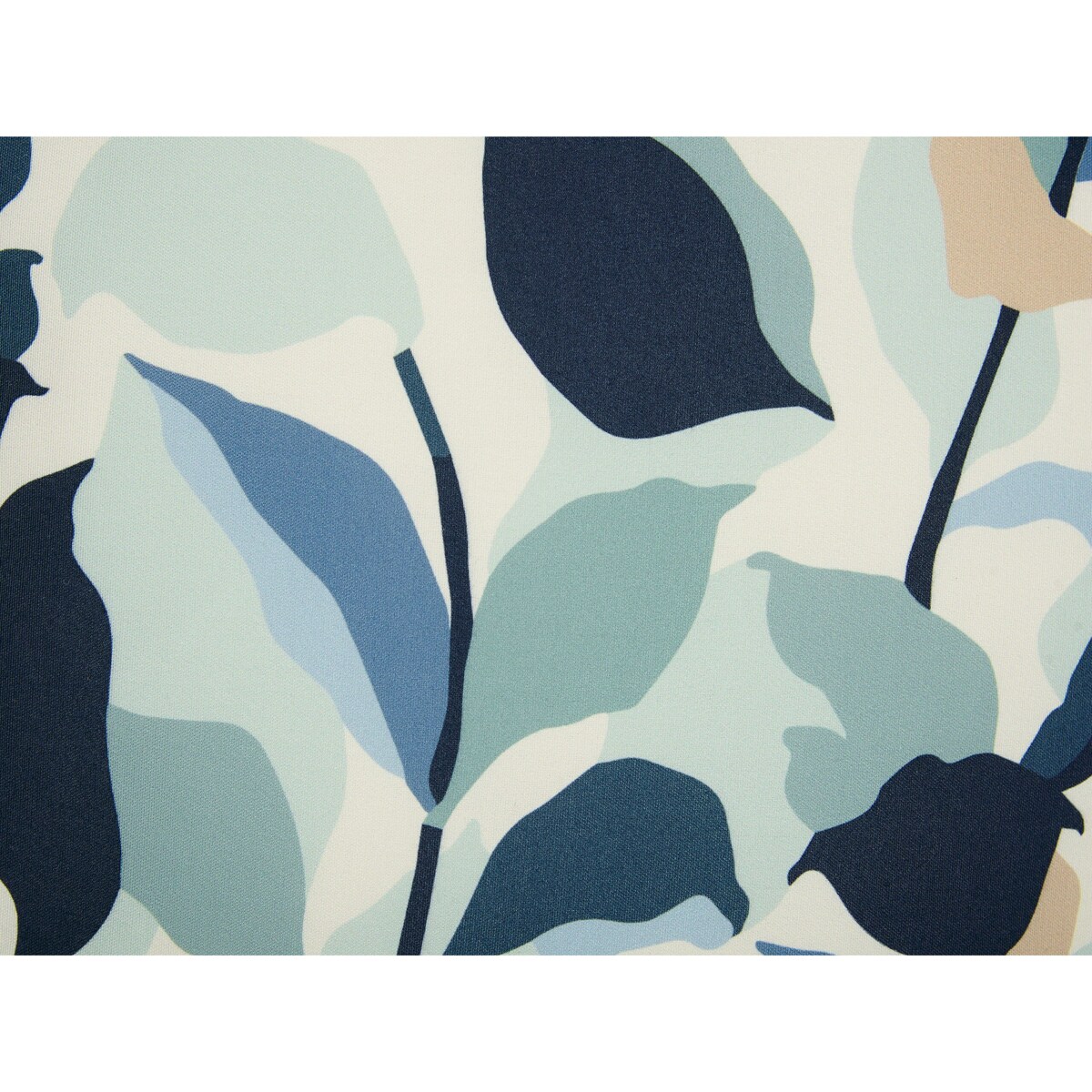 2 poduszki ogrodowe w liście 40 cm niebieskie VEGLINO