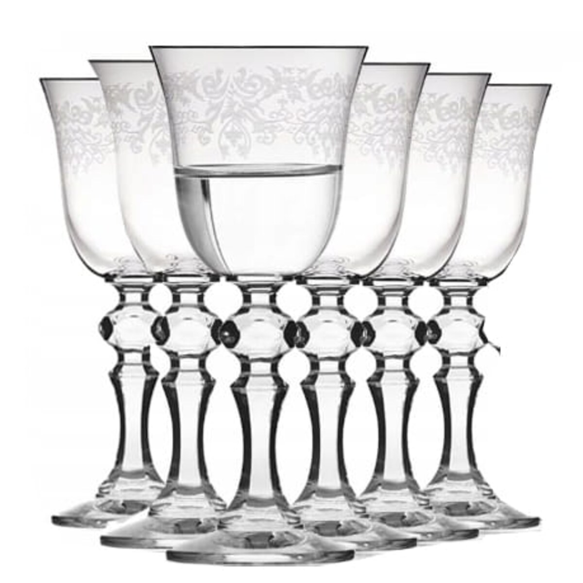 Kieliszki do Wódki Nalewki Likieru Krista Deco 50 ml Krosno na Nóżce Zestaw