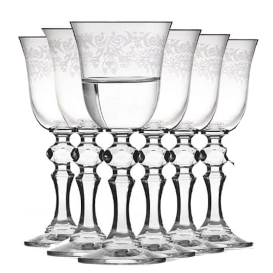 Kieliszki do Wódki Nalewki Likieru Krista Deco 50 ml Krosno na Nóżce Zestaw