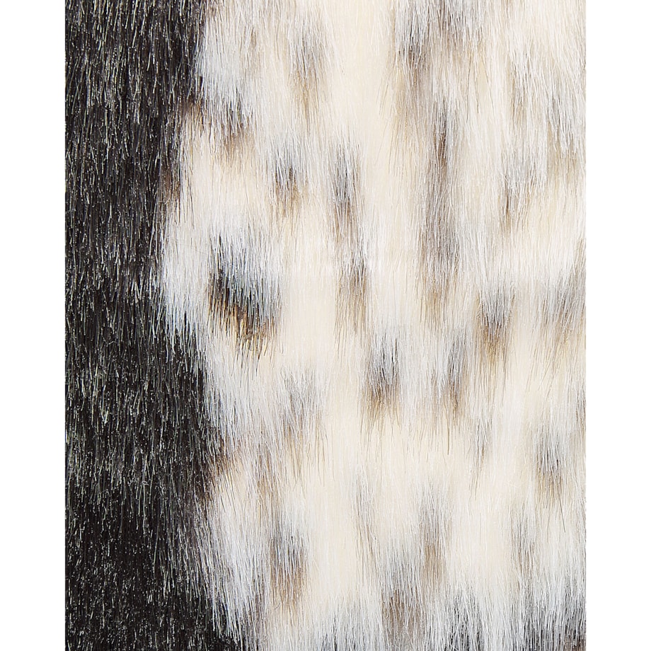 Dywan ekoskóra czarny 60 x 90 cm NAMBUNG