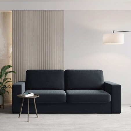Sofa rozkładana 3 osobowa Lago granatowa