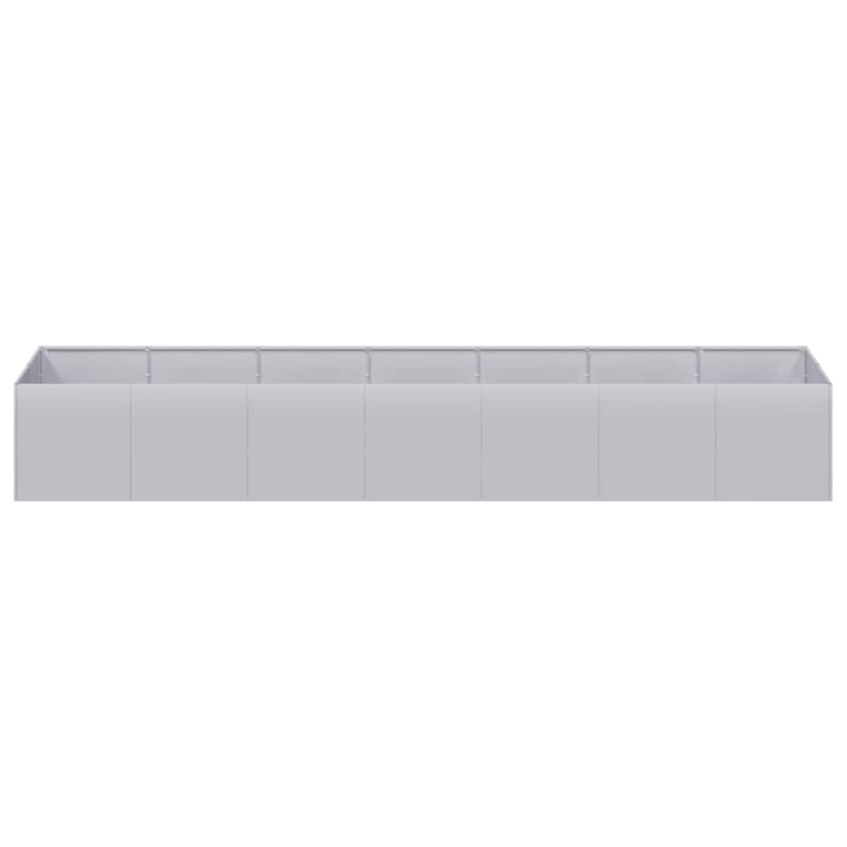 vidaXL Doniczka 280x80x40 cm Stal ocynkowana