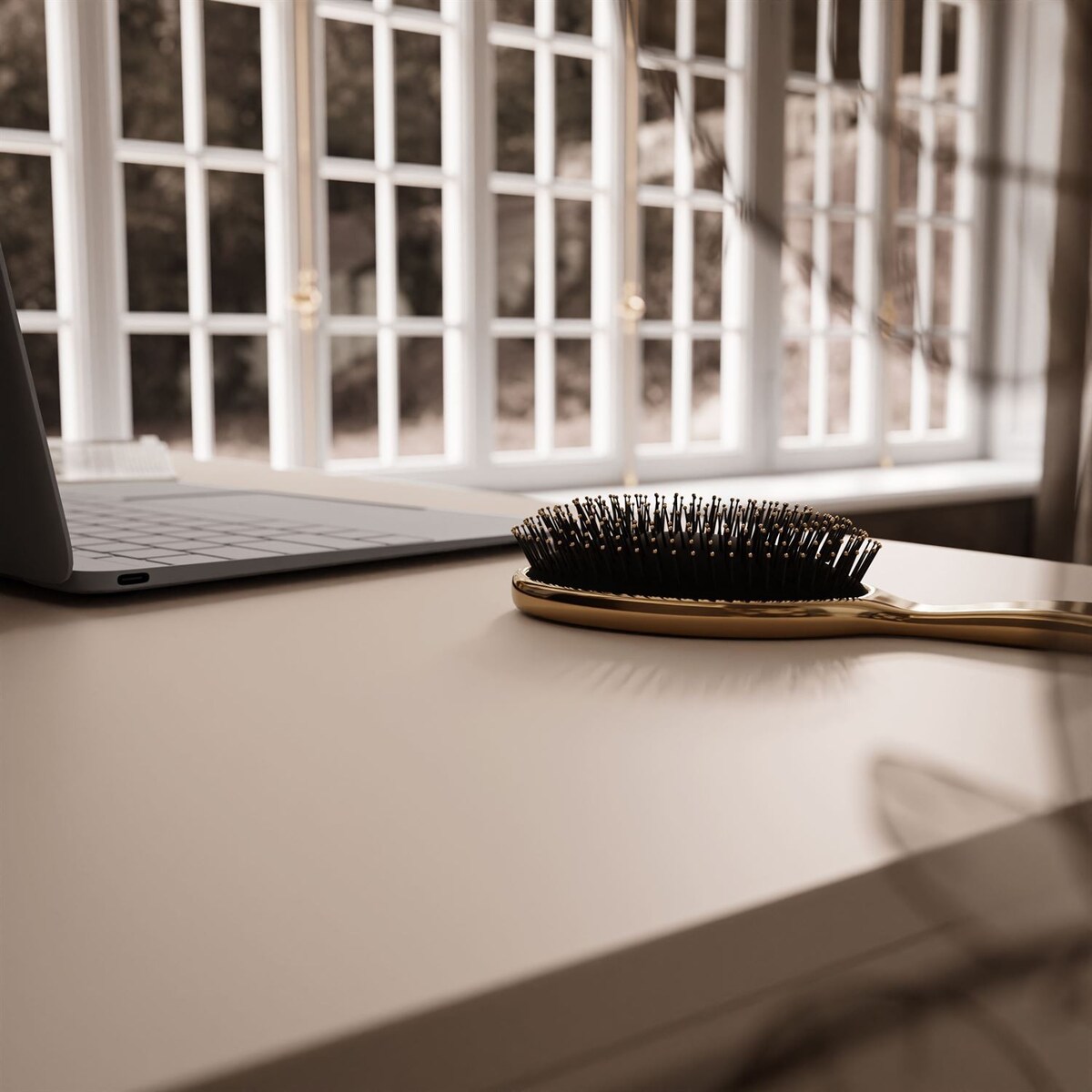 Biurko MADA z szufladami kaszmir mat