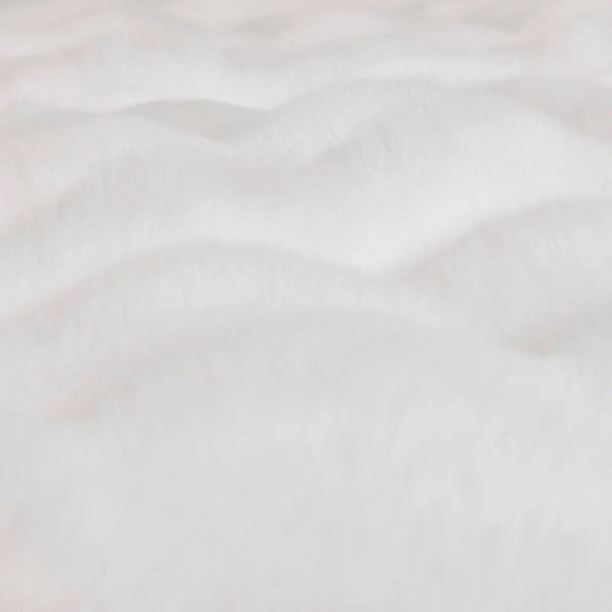 Koc pluszowy 3D, futrzany, biały, 230x180 cm, Zephy