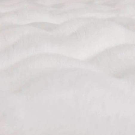 Koc pluszowy 3D, futrzany, biały, 230x180 cm, Zephy