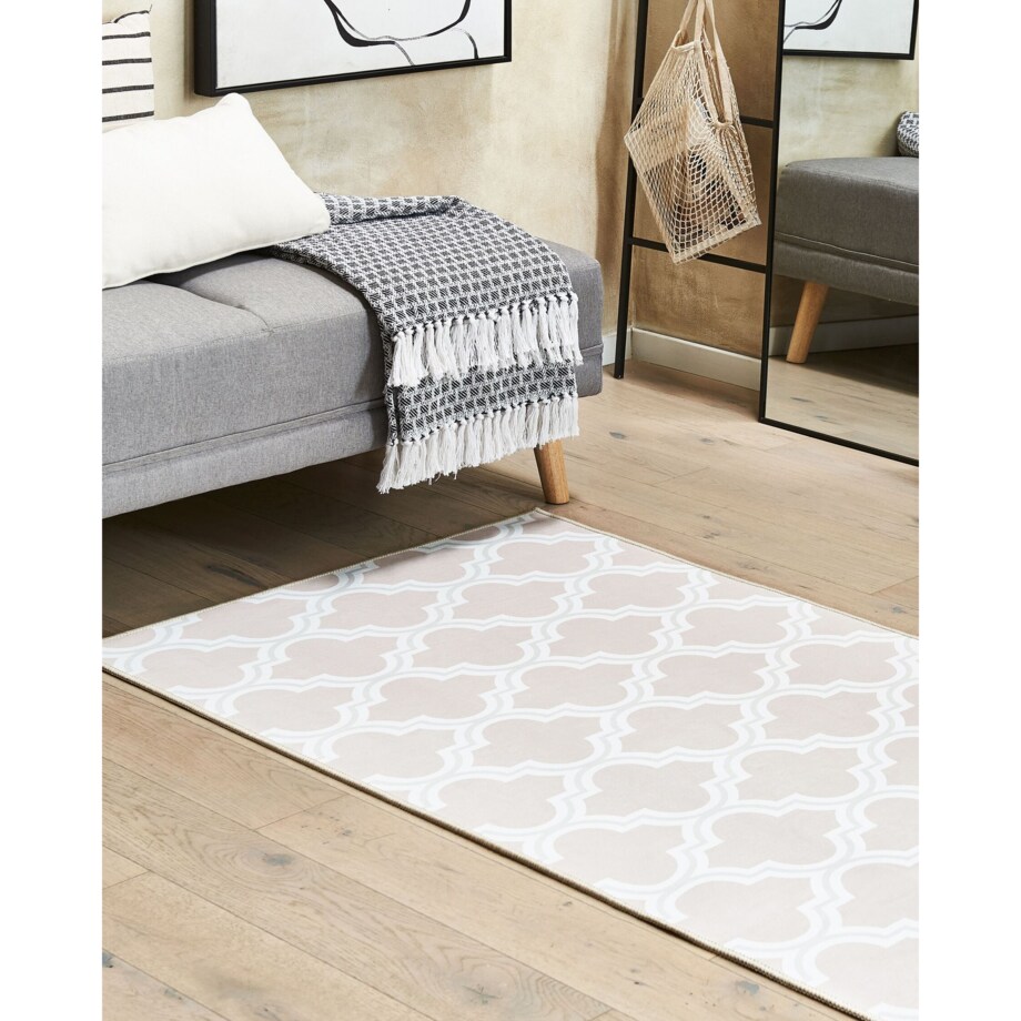 Dywan 80 x 200 cm beżowy KADAYAL