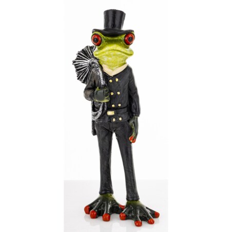 Figurka - żaba kominiarz 17,5x6x5 cm RANE SPAZZARE