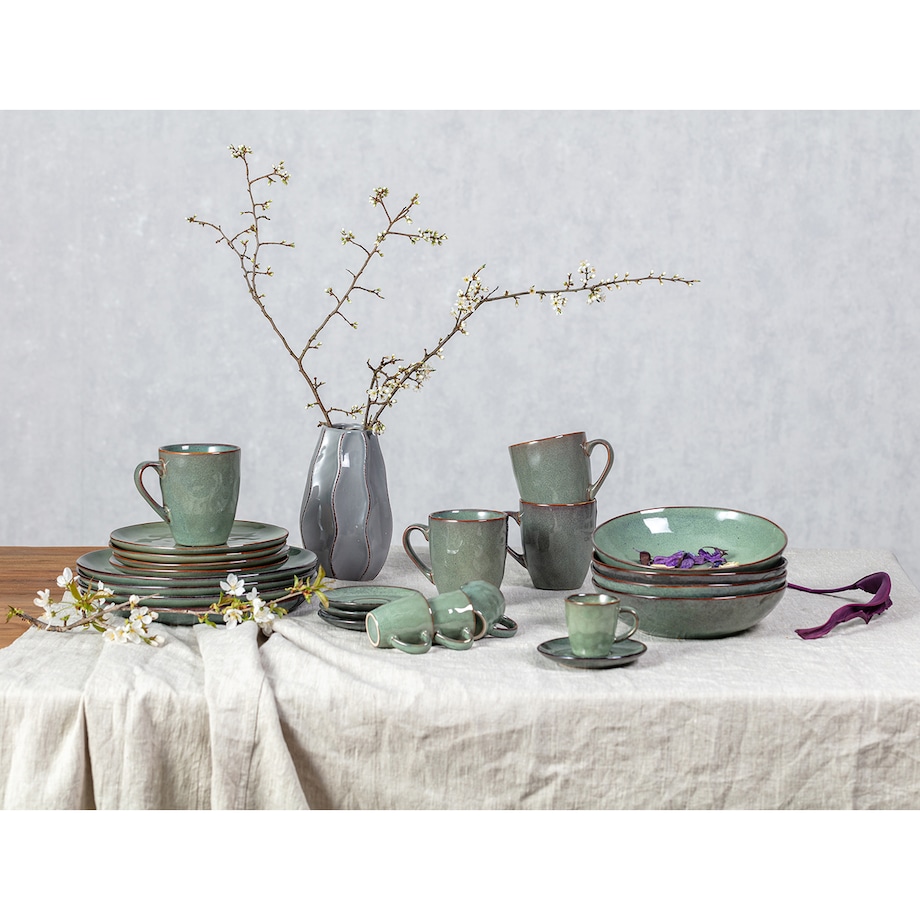 Talerz głęboki Gelato ⌀21cm green, 21 x 5,5 cm