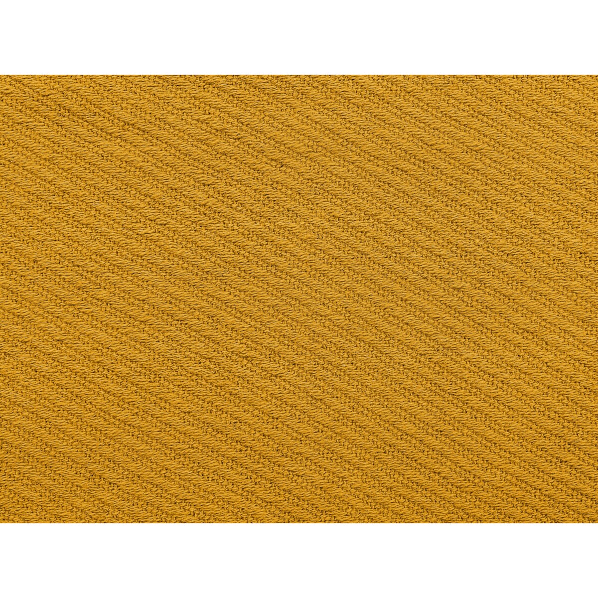 Koc bawełniany 125 x 150 cm musztardowy YARSA