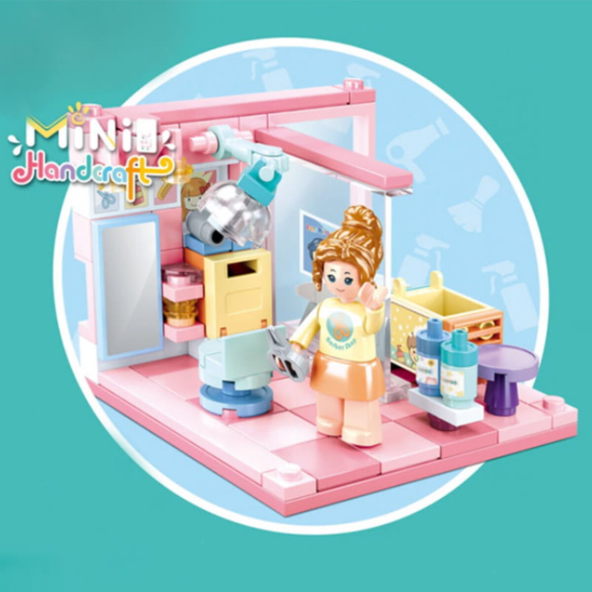 FRYZJER - mini pokoik klocki - Sluban - 104 elementy
