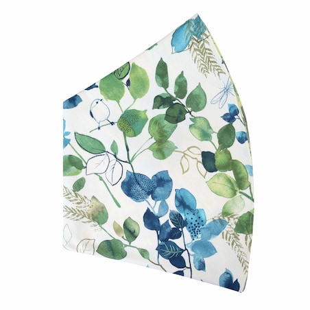 Okrągły obrus z motywem ptasim Blue Sparrow – ⌀ 140 cm