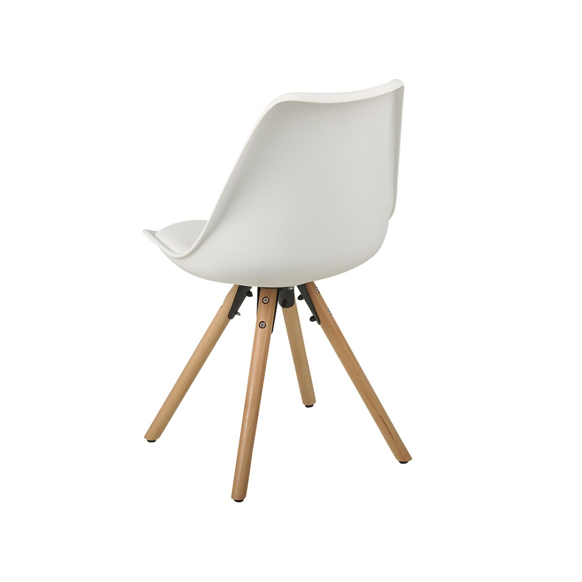 Zestaw 2 krzeseł do jadalni biały DAKOTA