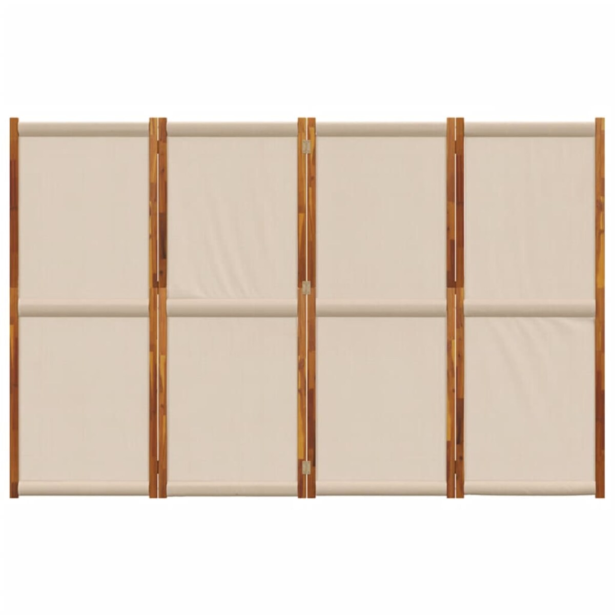 vidaXL Parawan 4-panelowy, taupe, 280x180 cm