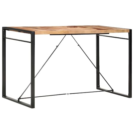 vidaXL Stolik barowy, 180x90x110 cm, lite drewno akacjowe