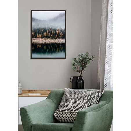 Poster Story, Plakat, Obraz - Łania na Śniegu, wymiary 60 x 84 cm