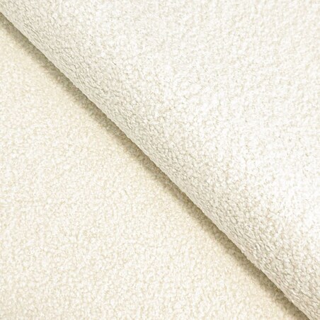 Narożnik z funkcją spania ALOO, prawostronny, tkanina boucle-kremowa