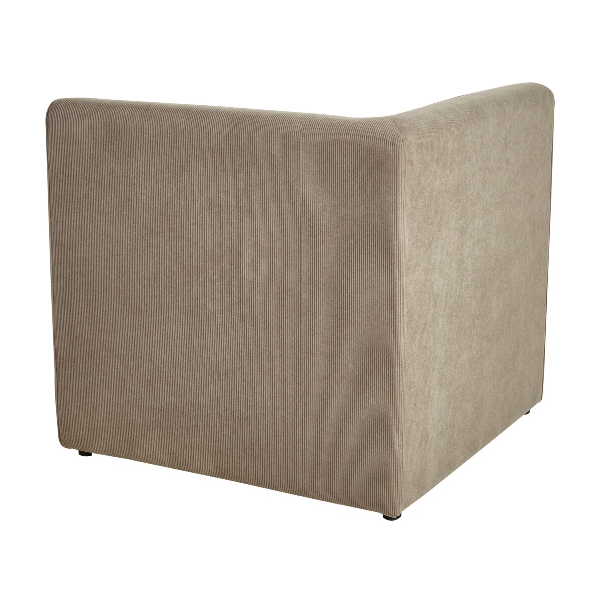 Sofa modułowa 2-osobowa sztruksowa beżowoszara LEMVIG