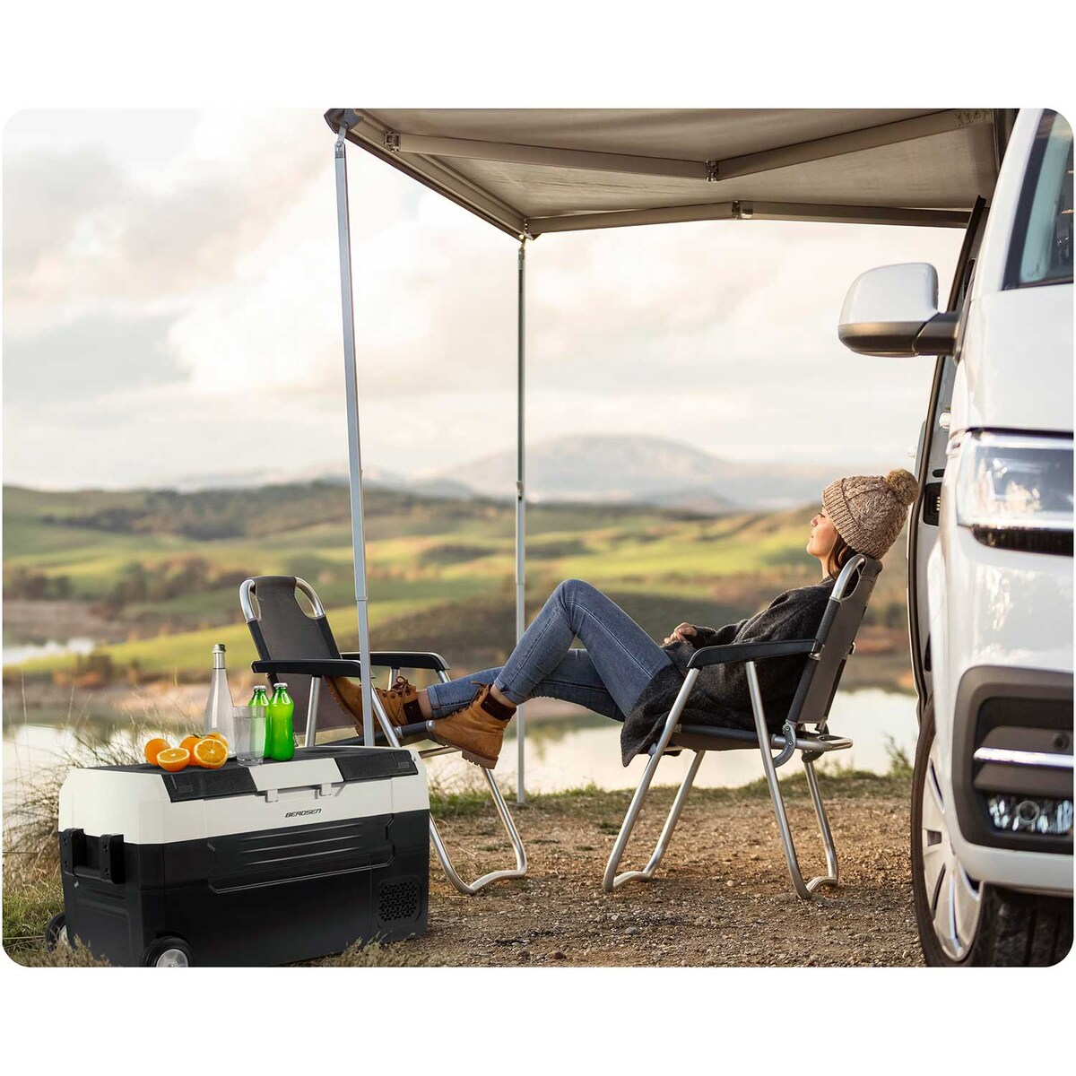 Lodówka kompresorowa turystyczna Berdsen Icemax 400 samochodowa zamrażarka 32L