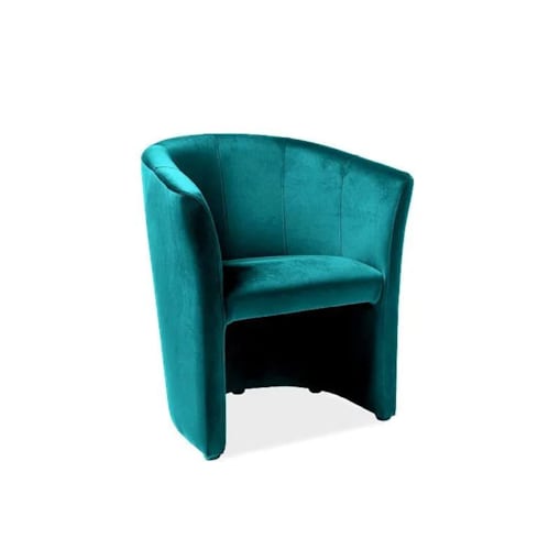 Fotel TM-1 VELVET turkusowy