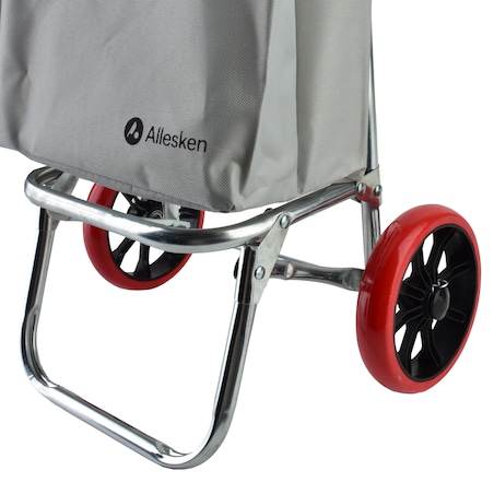 MARID GREY Wózek na zakupy 35x26x85,5cmALLESKEN