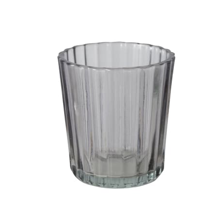 Zestaw szklanych dekoracji TOLKA, świeczniki i wazon,10 cm