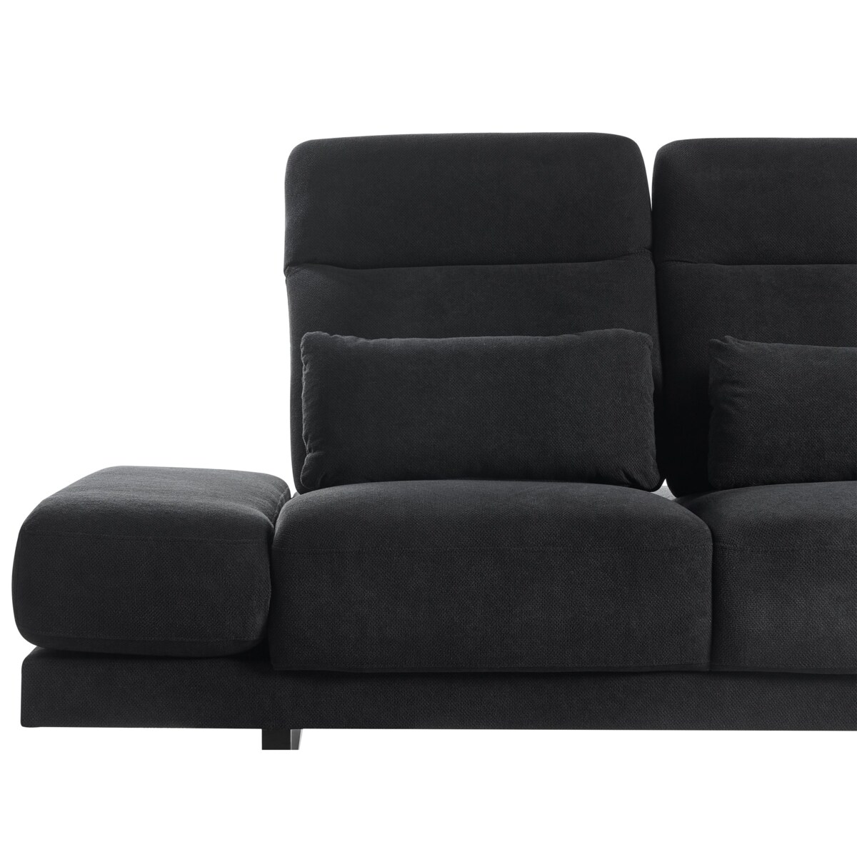 Sofa 3-osobowa czarna IKAST