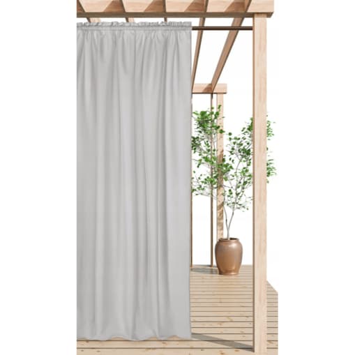 Zasłona Ogrodowa Wodoodporna Tarasowa na Taśmie Żabki Tunel Haczyki 140 x 250