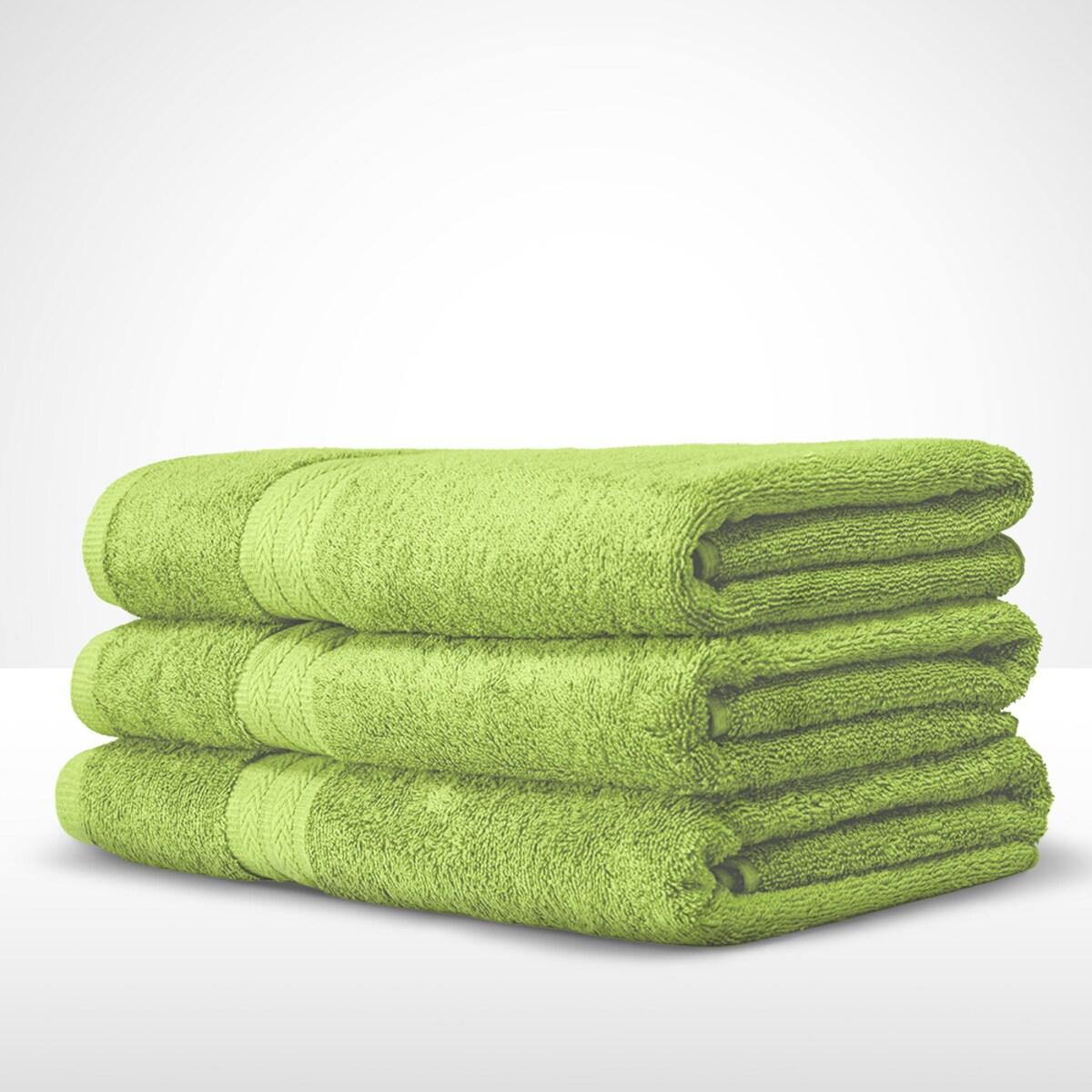 Ręcznik 70x140 cm bawełniany FORUM 550 g/m2 limonkowy