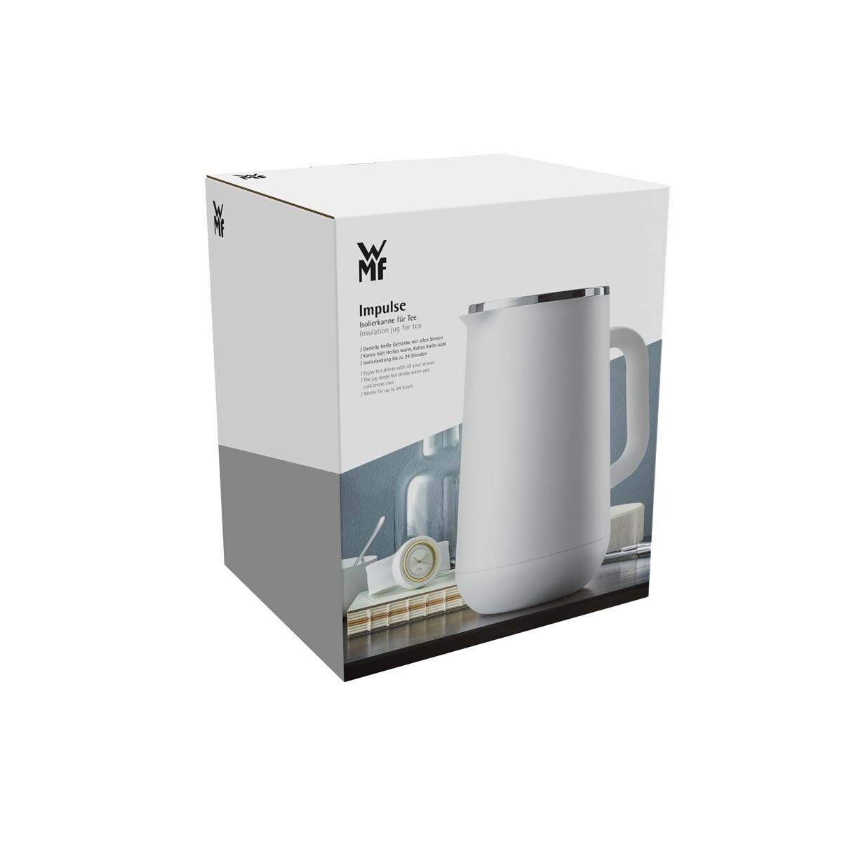 Dzbanek termiczny 23 cm biały Impulse, 1000 ml, WMF