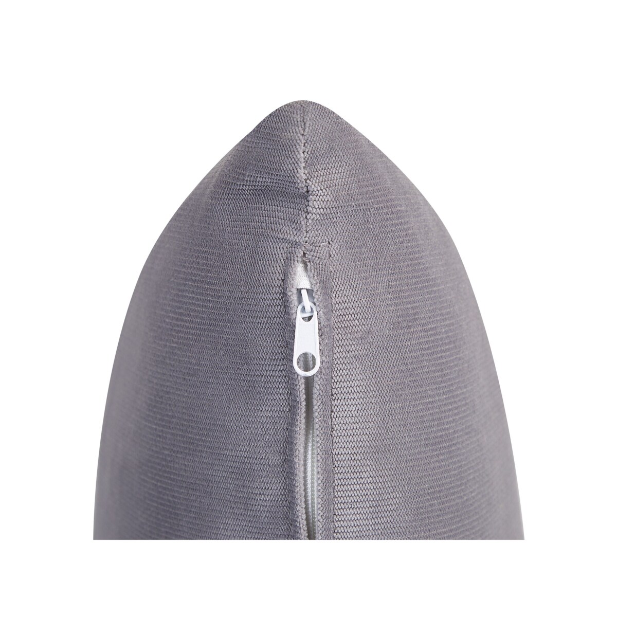 Narożnik sztruksowy lewostronny szary LUNNER