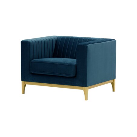 Fotel Slender Wood-Velluto 11-like oak