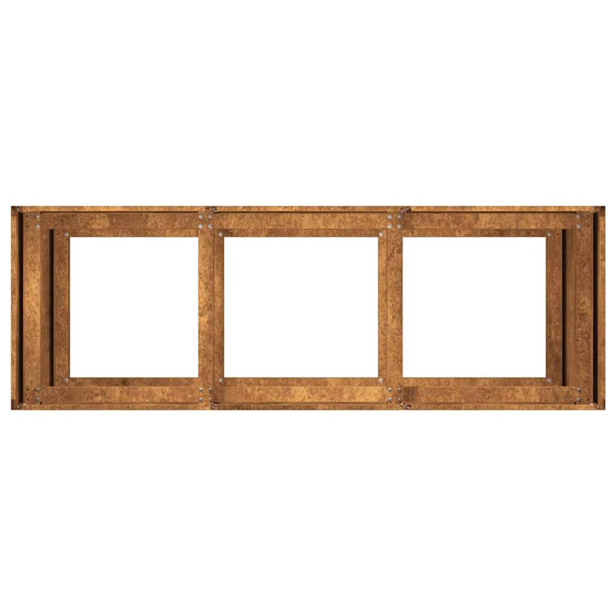 vidaXL Doniczka Rusty 120x40x80 cm Stal nierdzewna