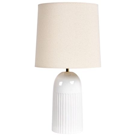Lampa stołowa SALIENTE Ceramika Złamana biel