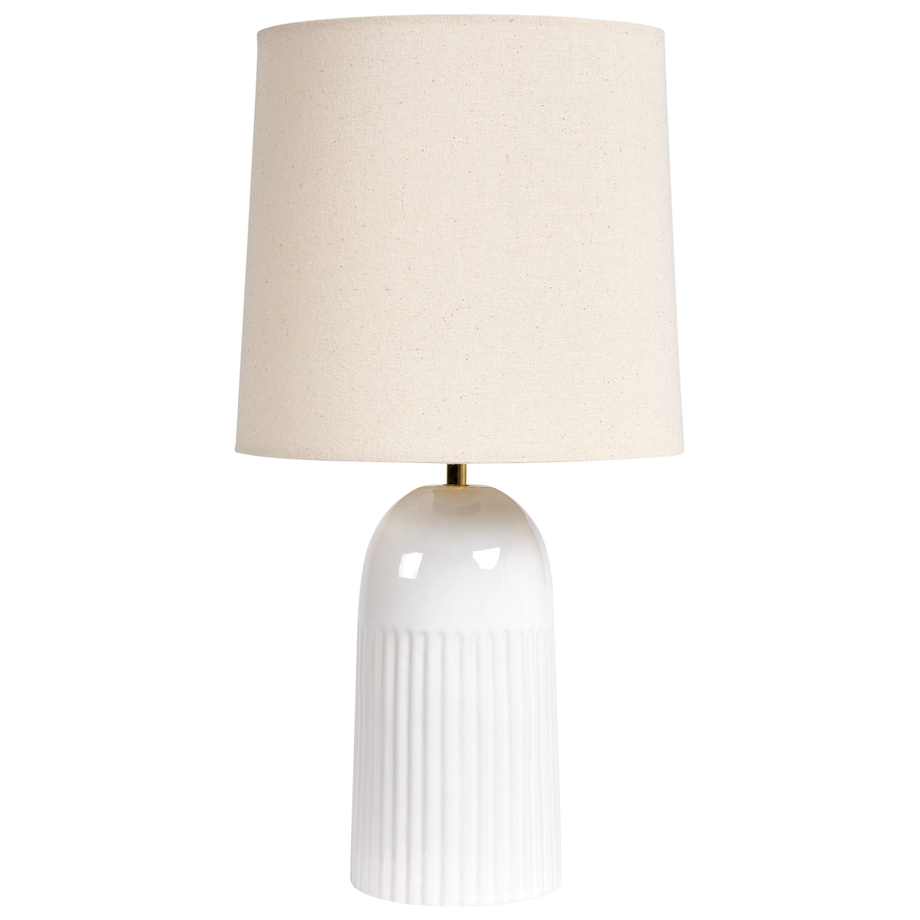 Lampa stołowa SALIENTE Ceramika Złamana biel