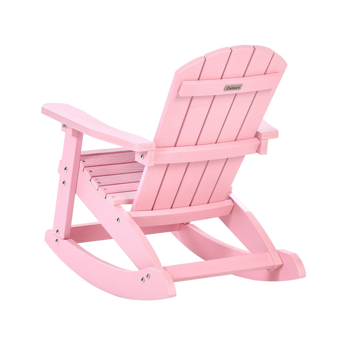 Fotel bujany ogrodowy dla dzieci różowy ADIRONDACK