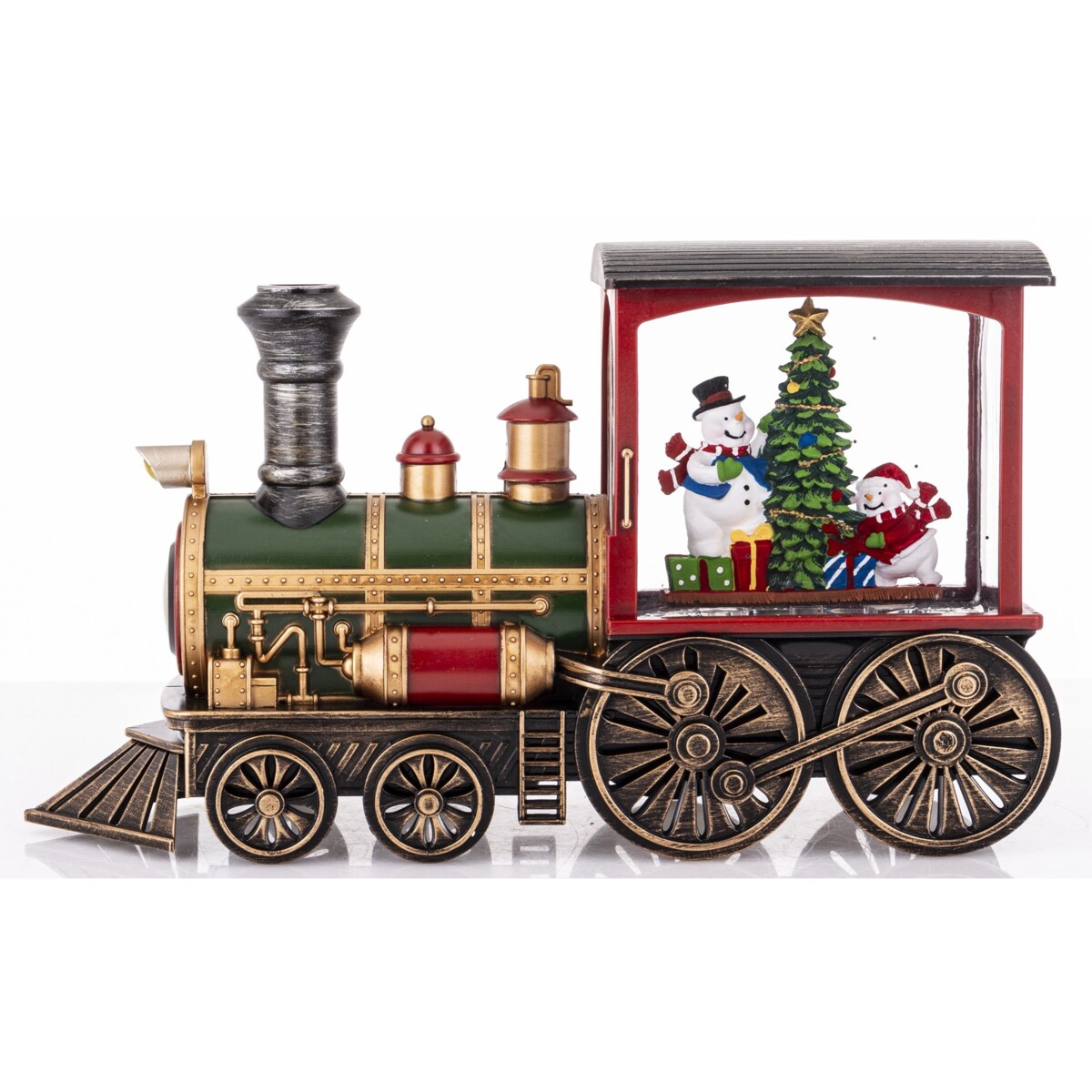 Pociąg Świętego Mikołaja 18x30,5x10 cm LOKOMOTIVA