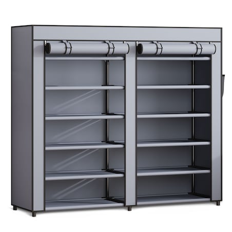 Szafka regał na buty tekstylna materiałowa 12 półek Massido