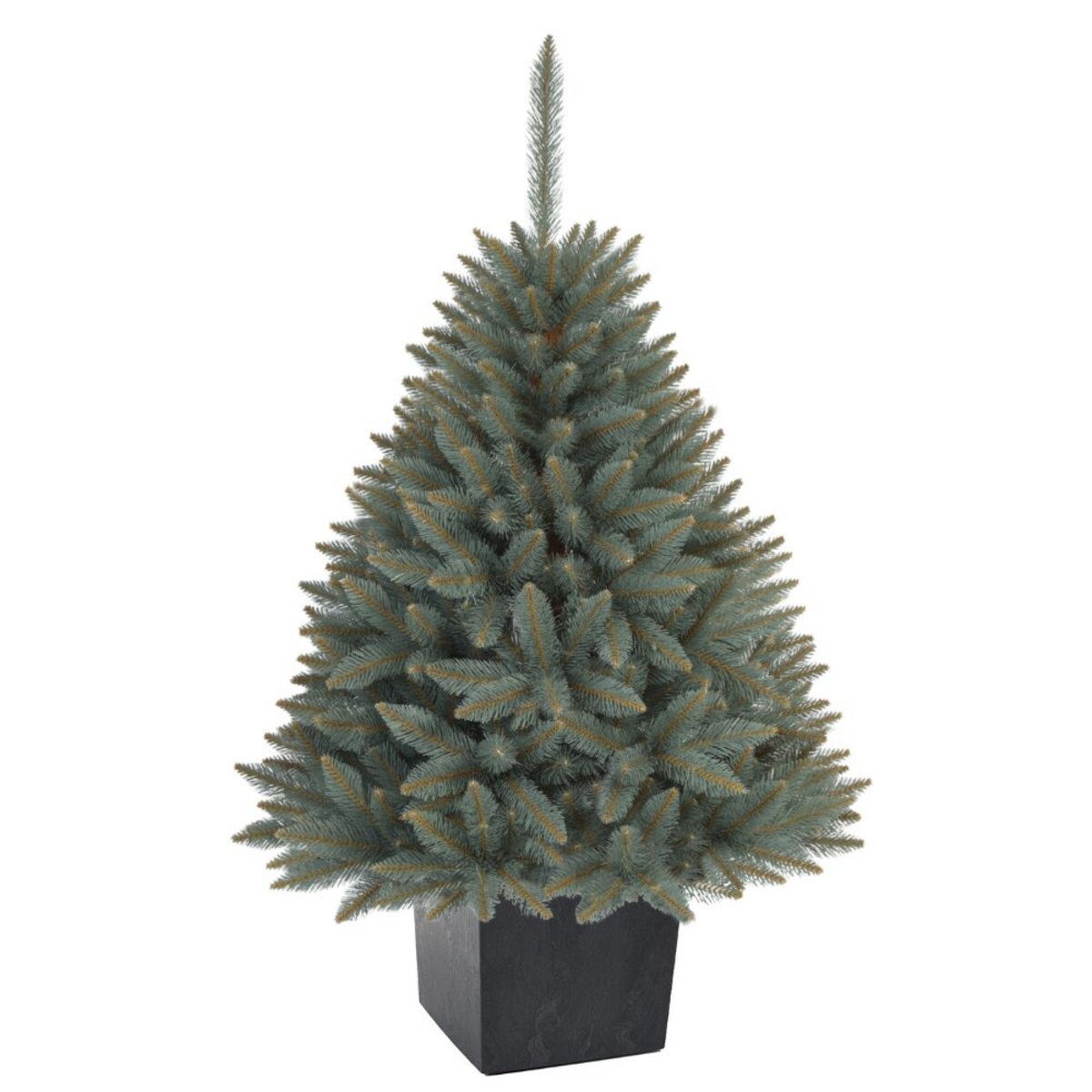 Choinka Premium Świerk SREBRNY w Kwadratowej Donicy 110 cm X-Choinka 7 kolorów donicy