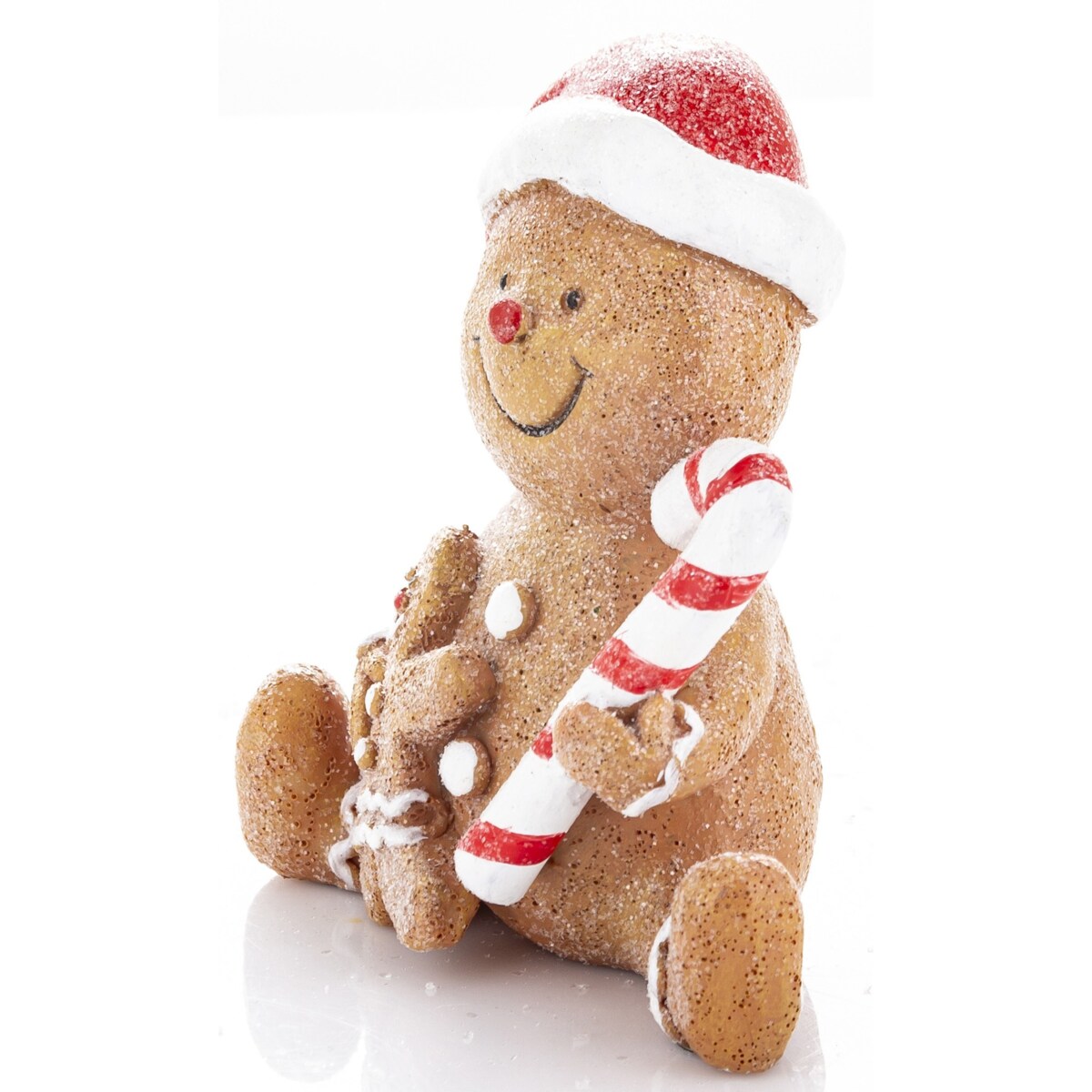 Dekoracja - Miś jako piernikowy ludzik 9x8,5x4,5 cm ZENZERO